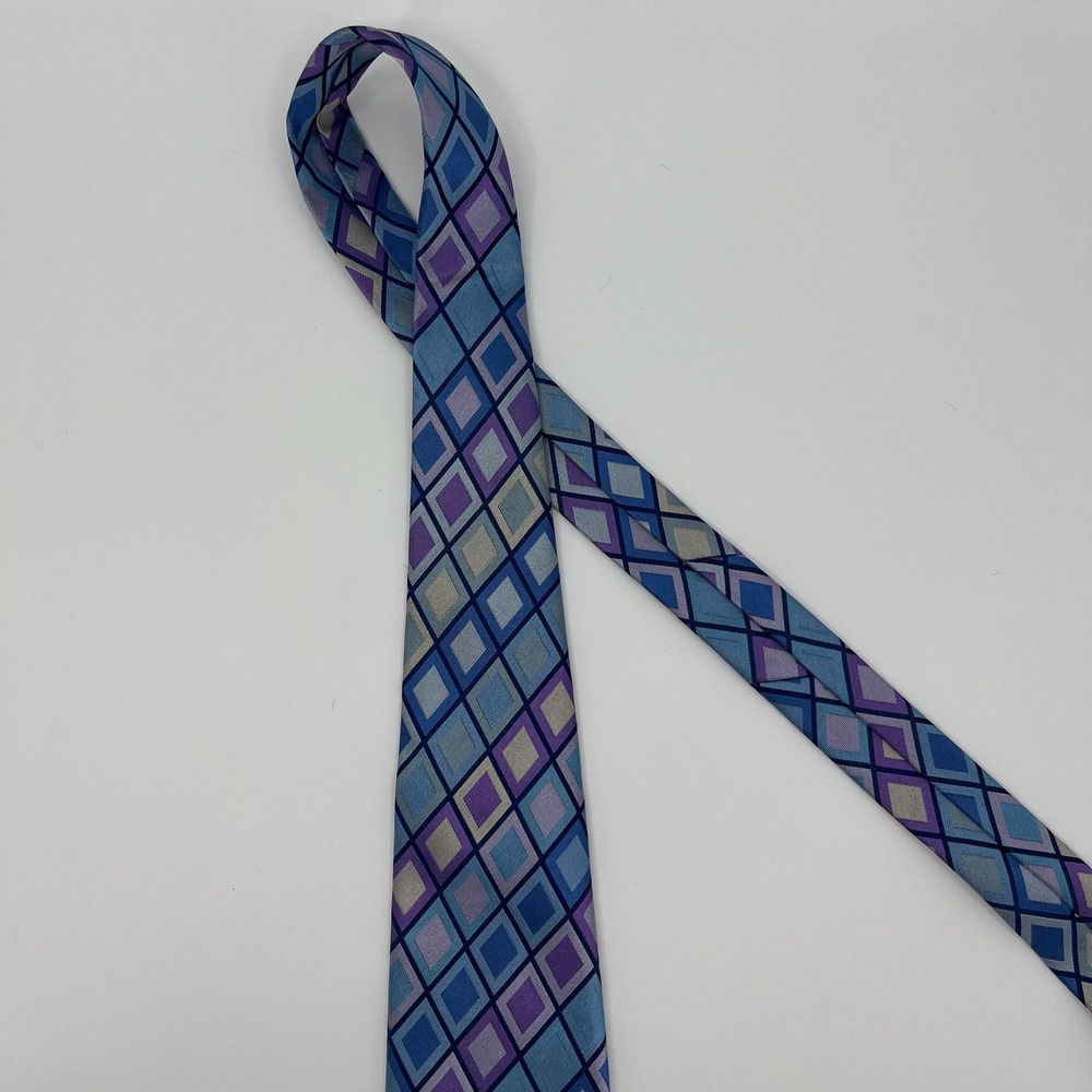The DeSantis Collection Necktie Mens LOT of 4 Silk Ties Abstract Made in Italy - Picture 9 of 16